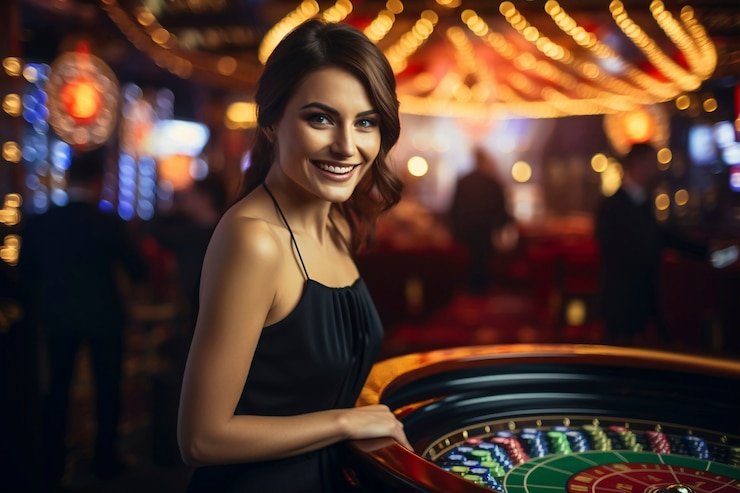 Live dealer blackjack table interface on klix4d link